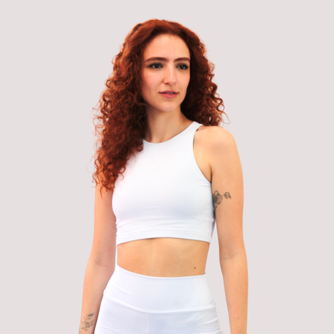 TOP CROPPED BRANCO